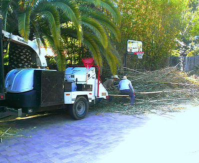 wood chipping