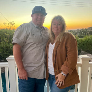 The sunset was to beautiful not to capture so I was able to get this picture of my parents in front of it.