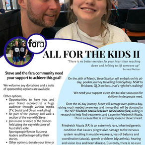 All For The Kids - Supporting fara