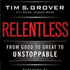 Are You A Cleaner? (Quick Reflections From Relentless)