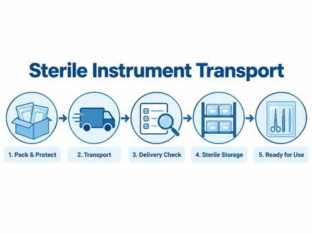 How Should Clinics Manage Sterile Instruments During Transport?