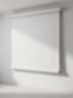 Learn how motorized window treatments work on a white roller shade.