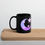 Thumbnail: Moons and Stars Black Glossy Mug