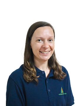Portrait von Therapieleitung und Physiotherapeutin Valerie Rymarz, BSc