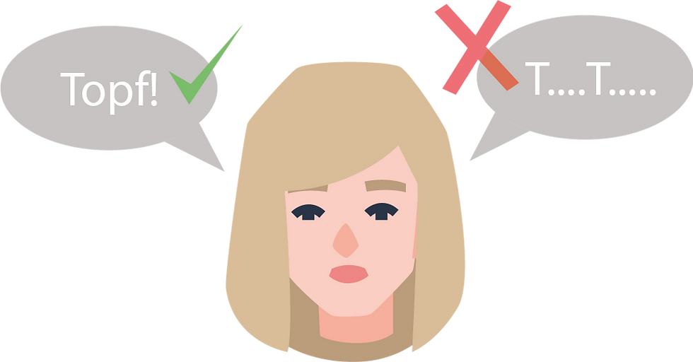 Symbol Entwicklungsdyspraxie