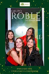Four smiling women for Grupo Roble, December 2023
