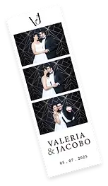 Wedding photo strip of Valeria & Jacobo, 05.07.2023