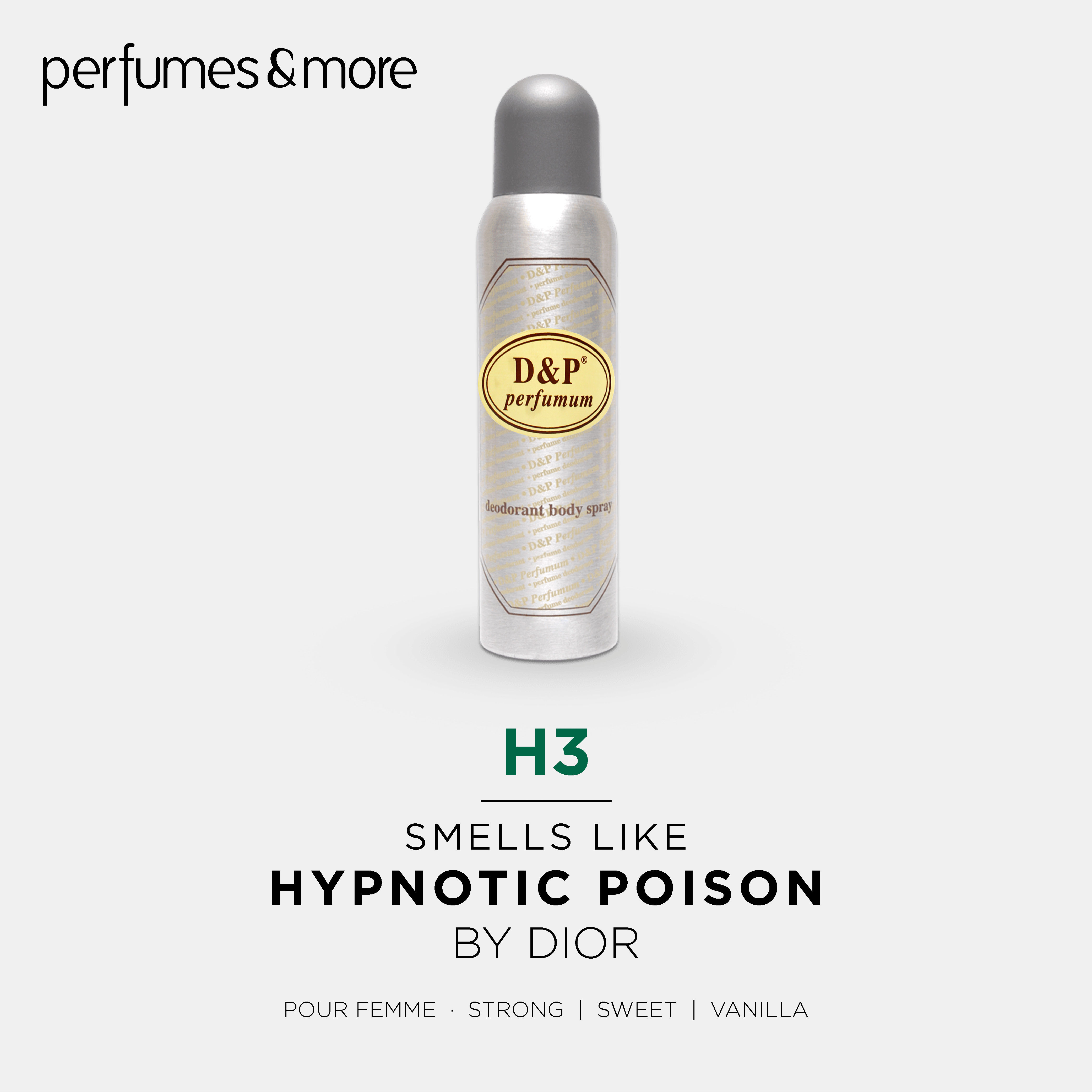 H3 - BITTER PERLA - WOMAN - 150ML DEODORANT