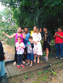 Visita da cantora Bruna Karla