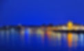 Nessebar old town, night view, old mill, walking alley, beautiful lights