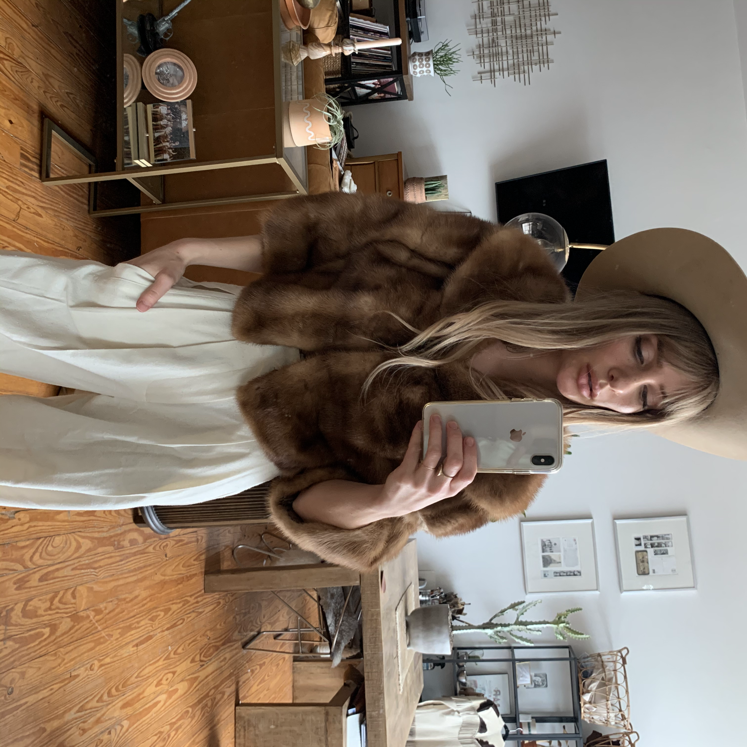 Vintage fur shrug 2