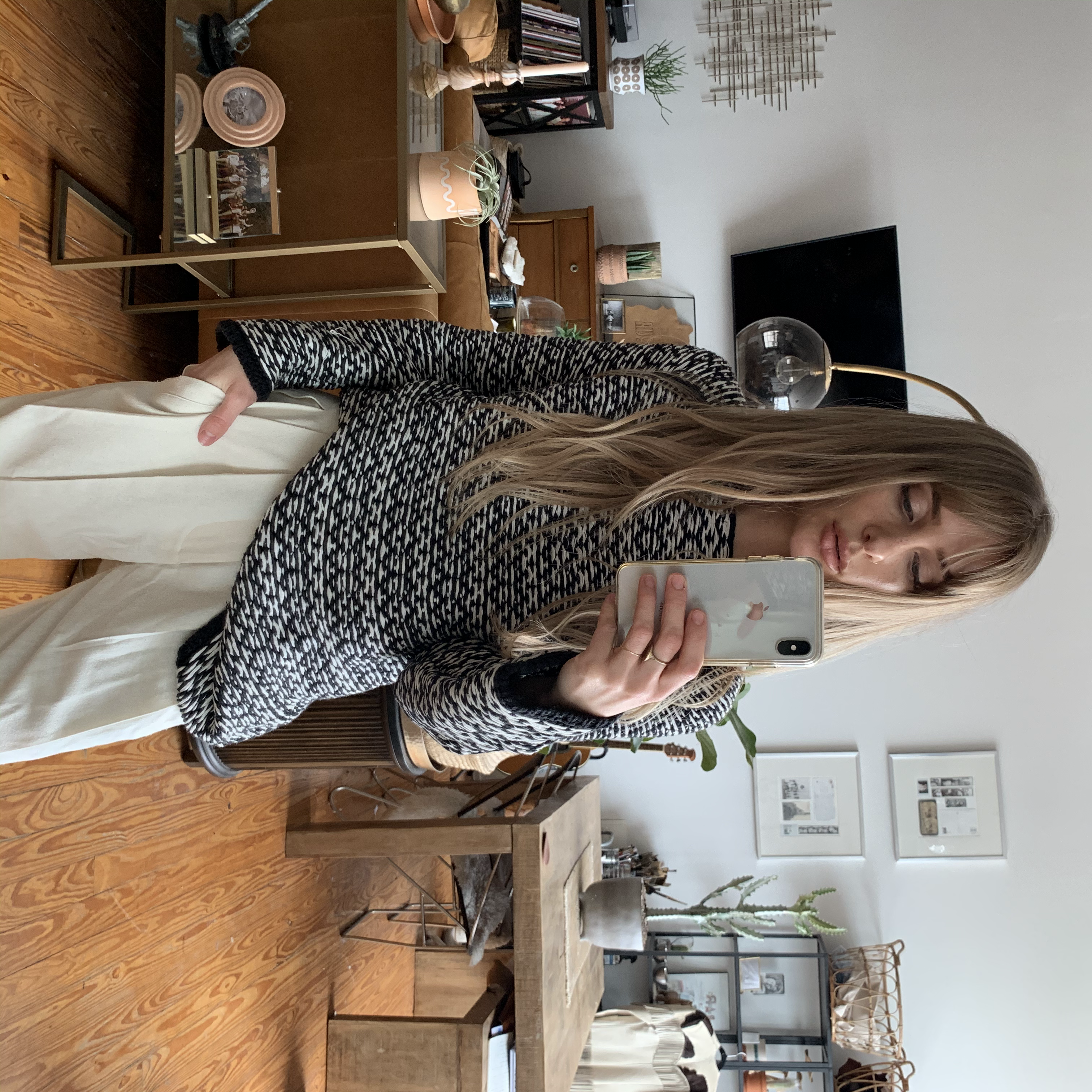 reversible aspen sweater