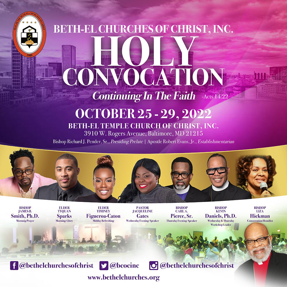 CONVOCATION | Beth-El Churches