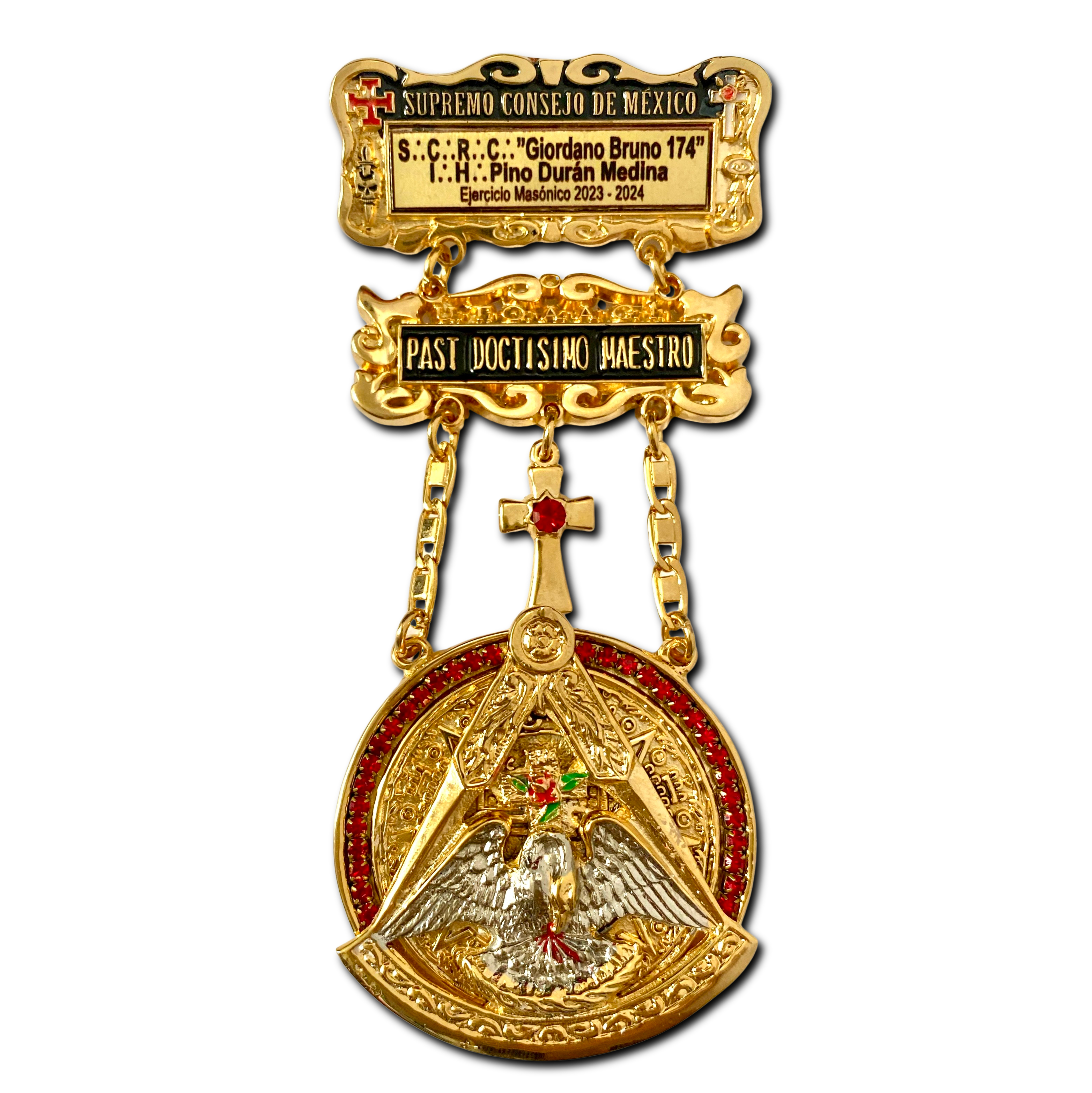 Medalla Past Doctisimo Maestro 18°