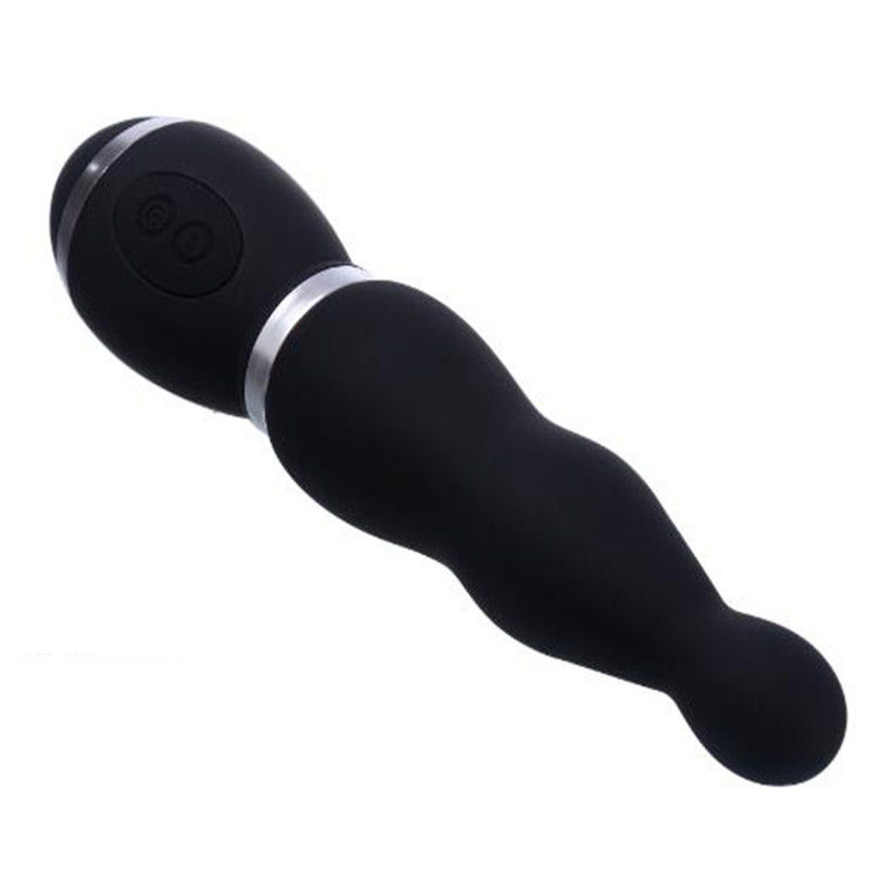 Miniatura: Consolador anal con 12 velocidades y carga USB