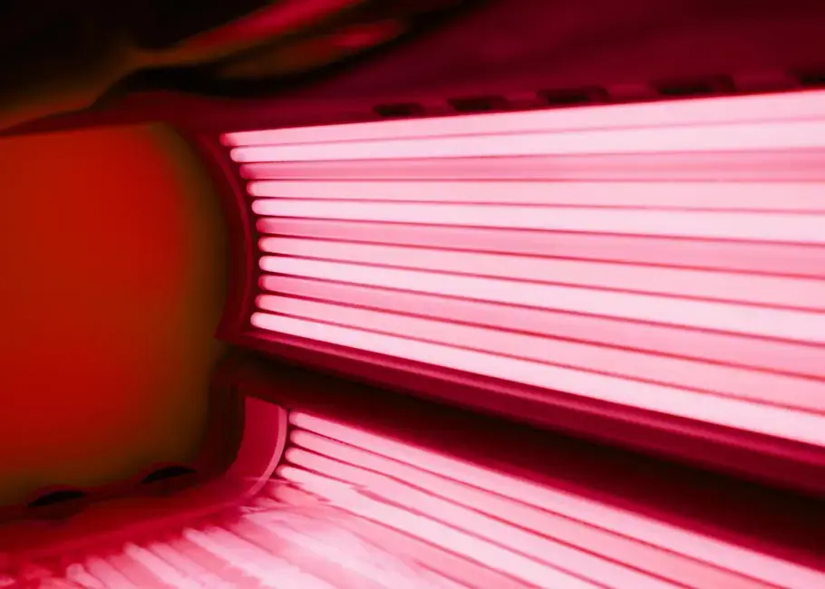 Red Light Therapy Bed interior