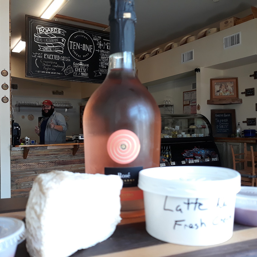 Mother’s Day Delivery- Bottle of Rose, 2 Cheeses, 2 Jams!
