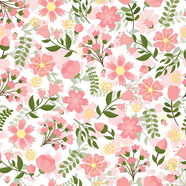 seamless-spring-floral-background-vector