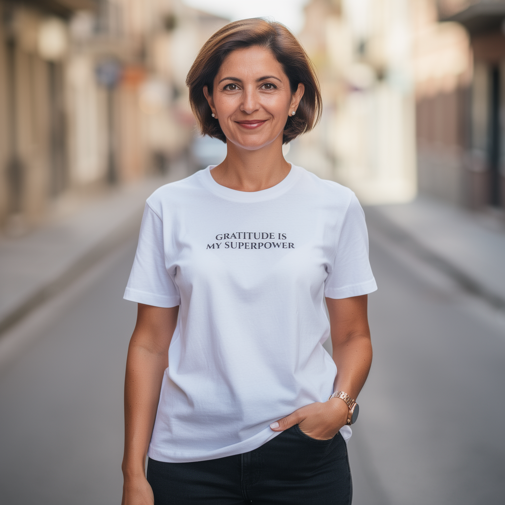 Gratitude Is My Superpower Tee