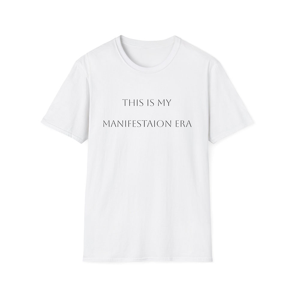 Thumbnail: Manifestation Era T-Shirt — "This Is My Manifestation Era" Minimal Spiritual Tee