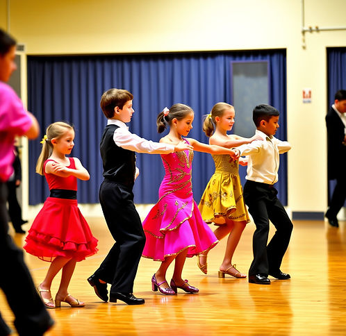 Beautiful children enjoying together Ballroom & Latin in Montreal