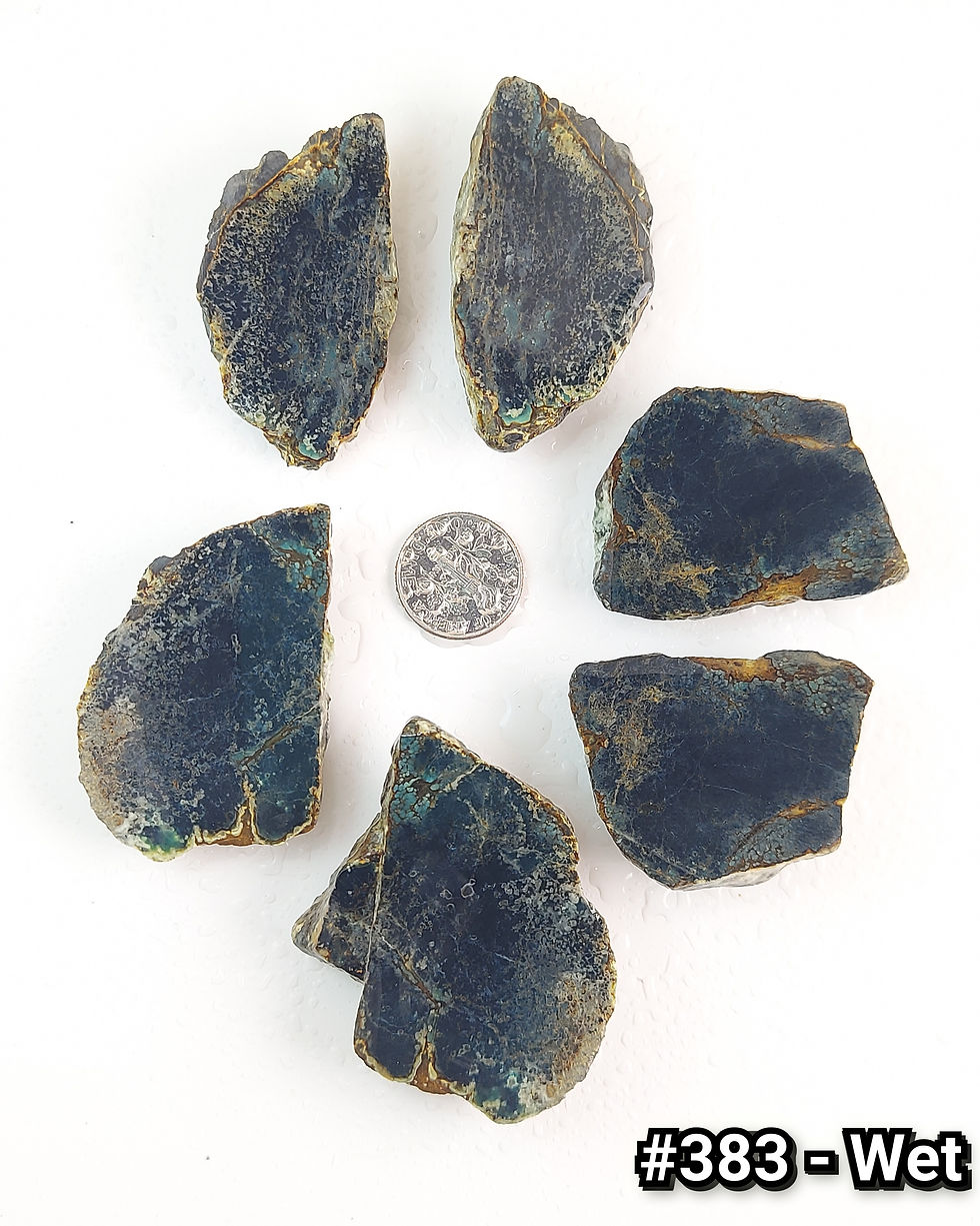Thumbnail: Black Pearl Variscite - Rough #383