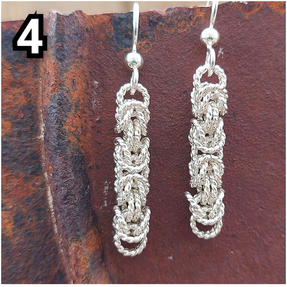 Thumbnail: Custom Turquoise Nugget Earrings