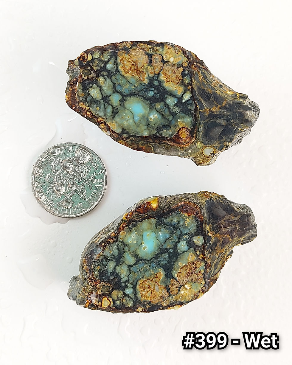 Thumbnail: Black Pearl Variscite - Rough #399
