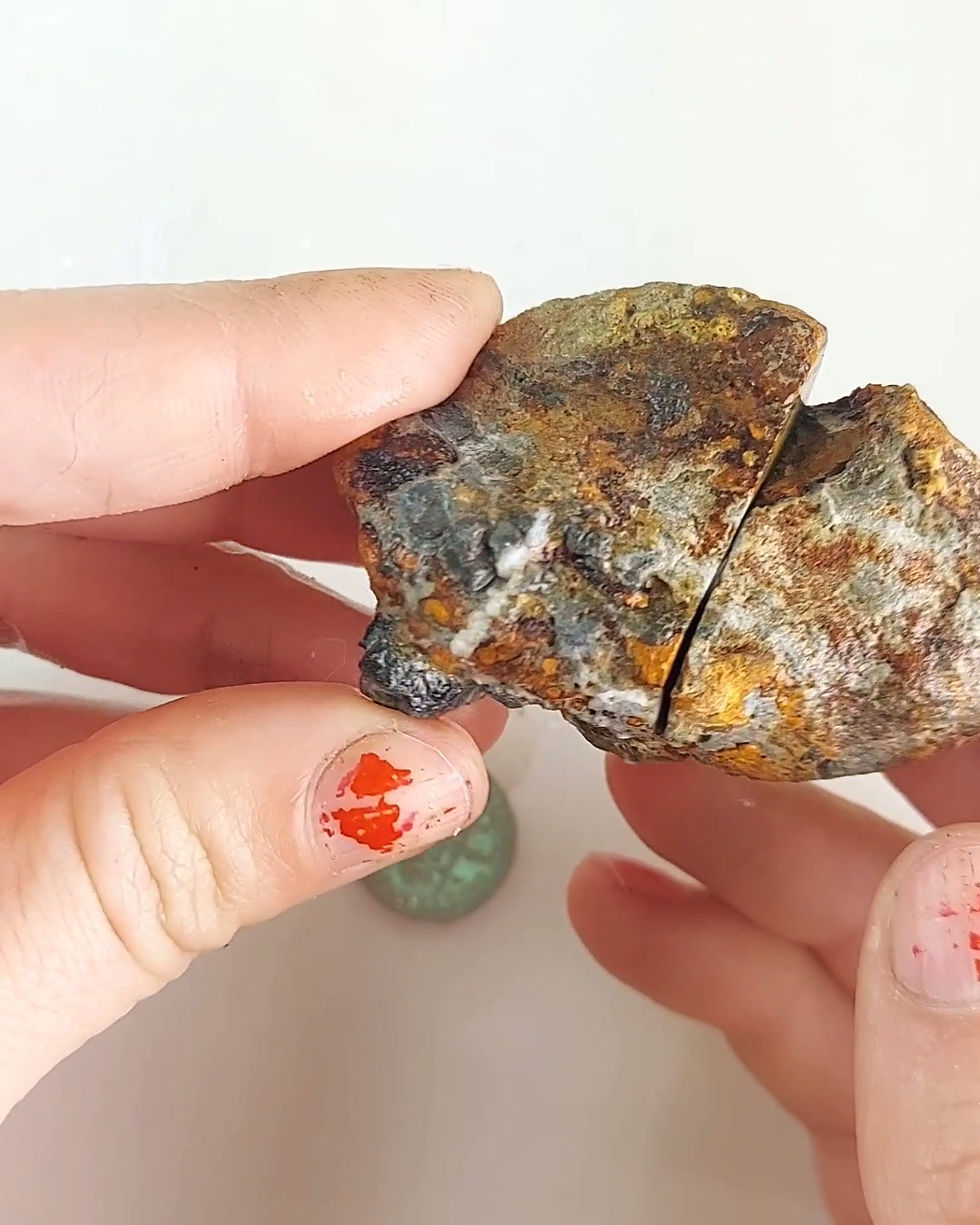 Thumbnail: Rusted Lily Variscite - Rough #395