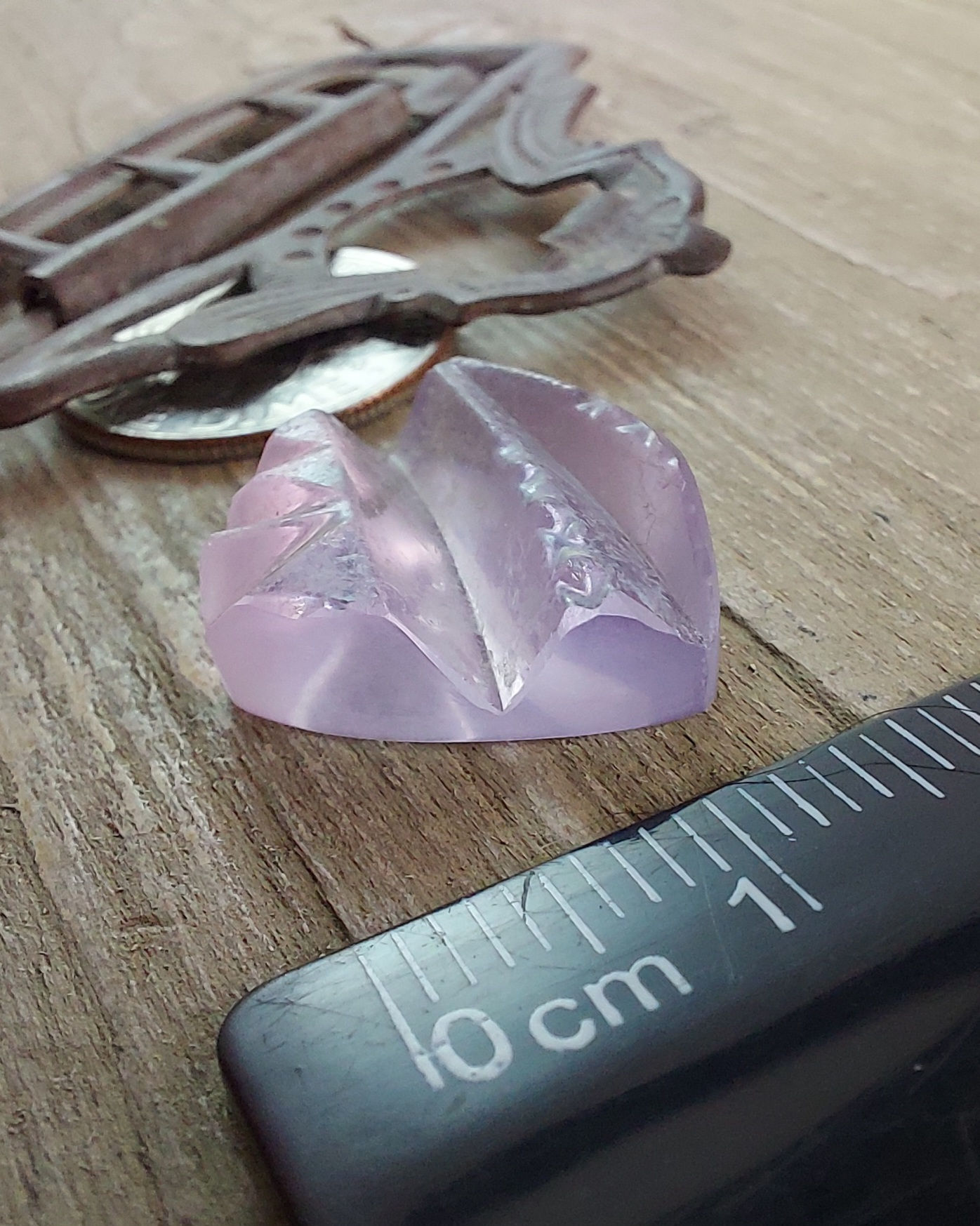 Antique NV Manganese Glass