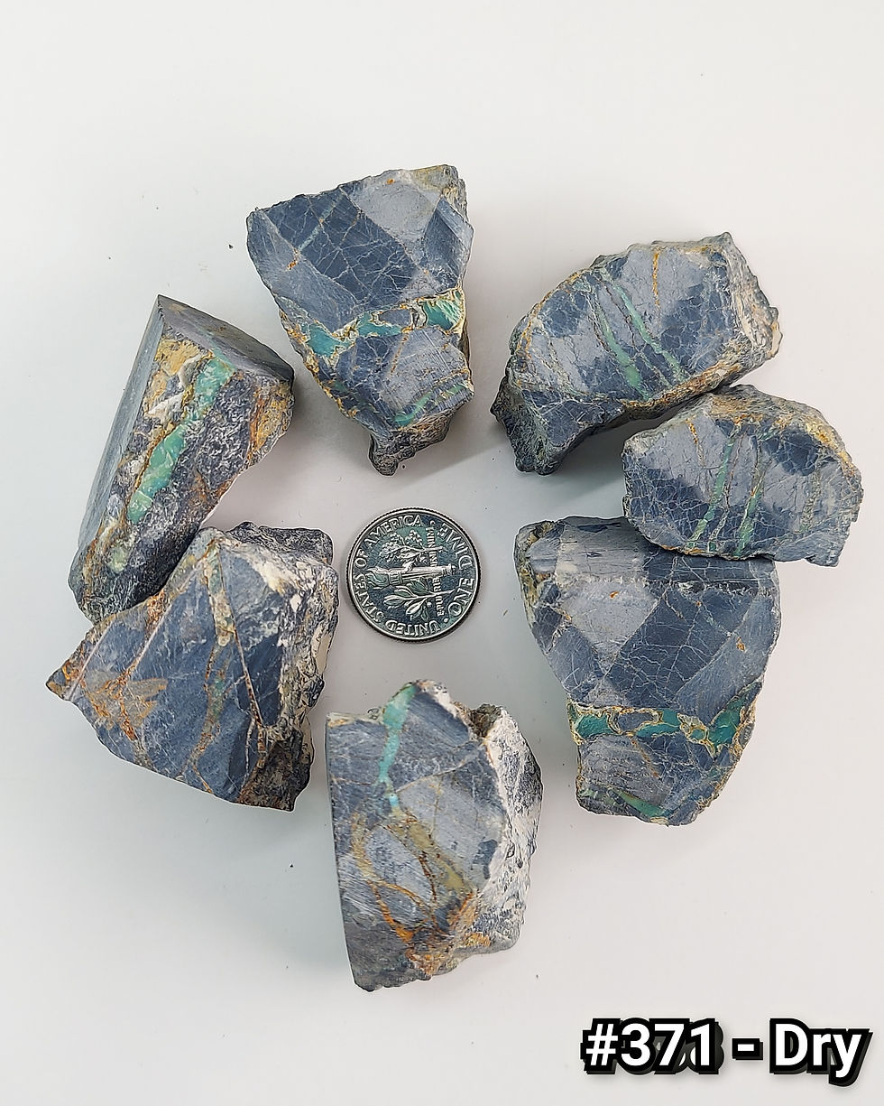 Thumbnail: Happy Variscite Ribbon - Rough #371