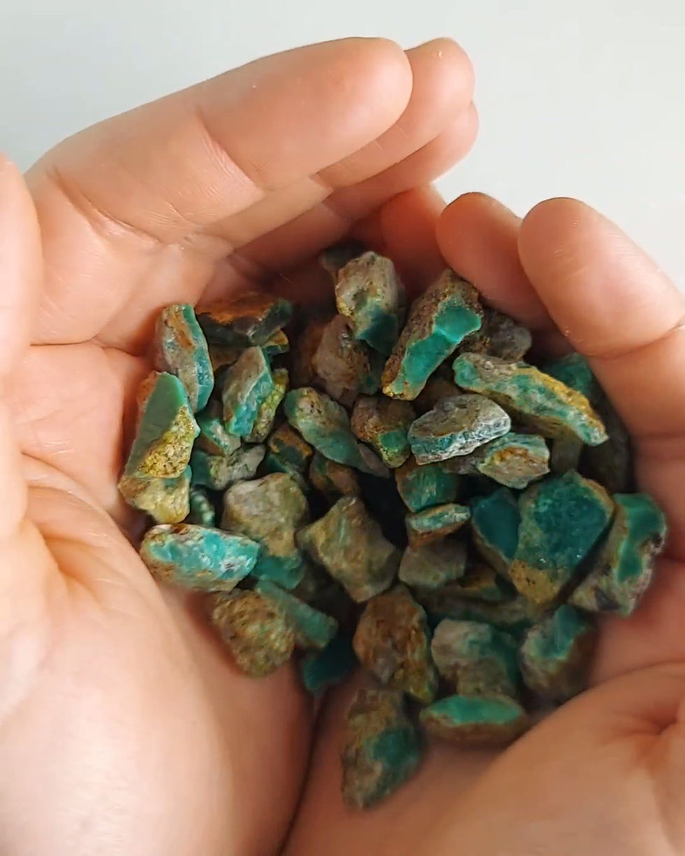Thumbnail: Siren Storm Variscite - Rough #437