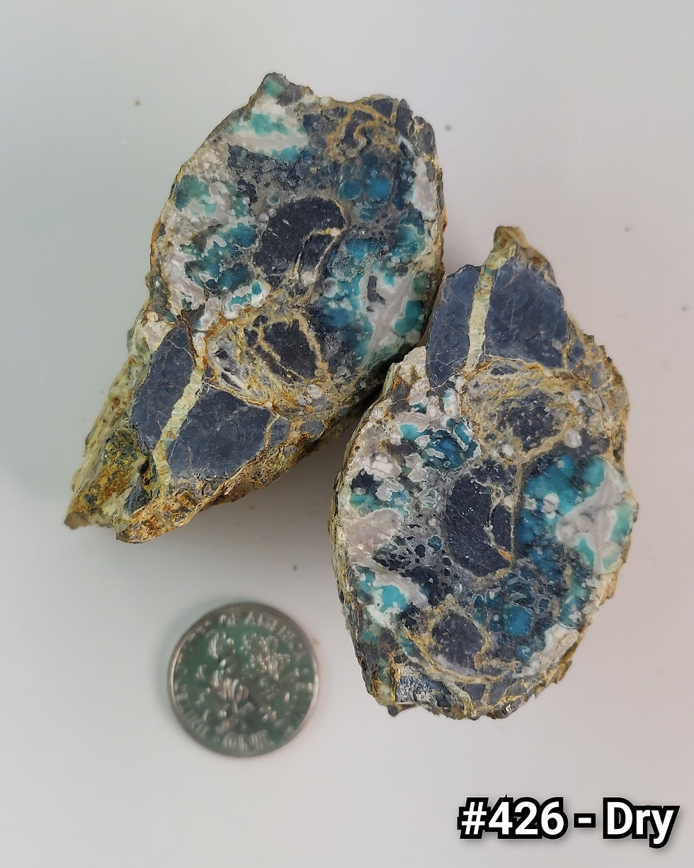 Thumbnail: Black Pearl Variscite - Rough #426