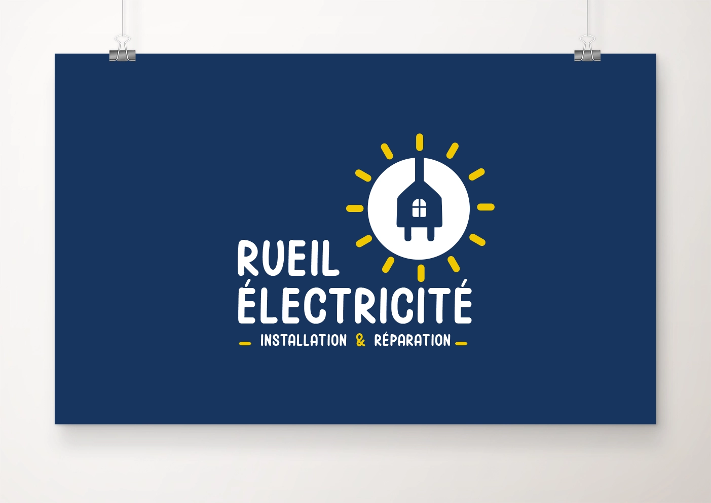 LOGO Rueil Électricité