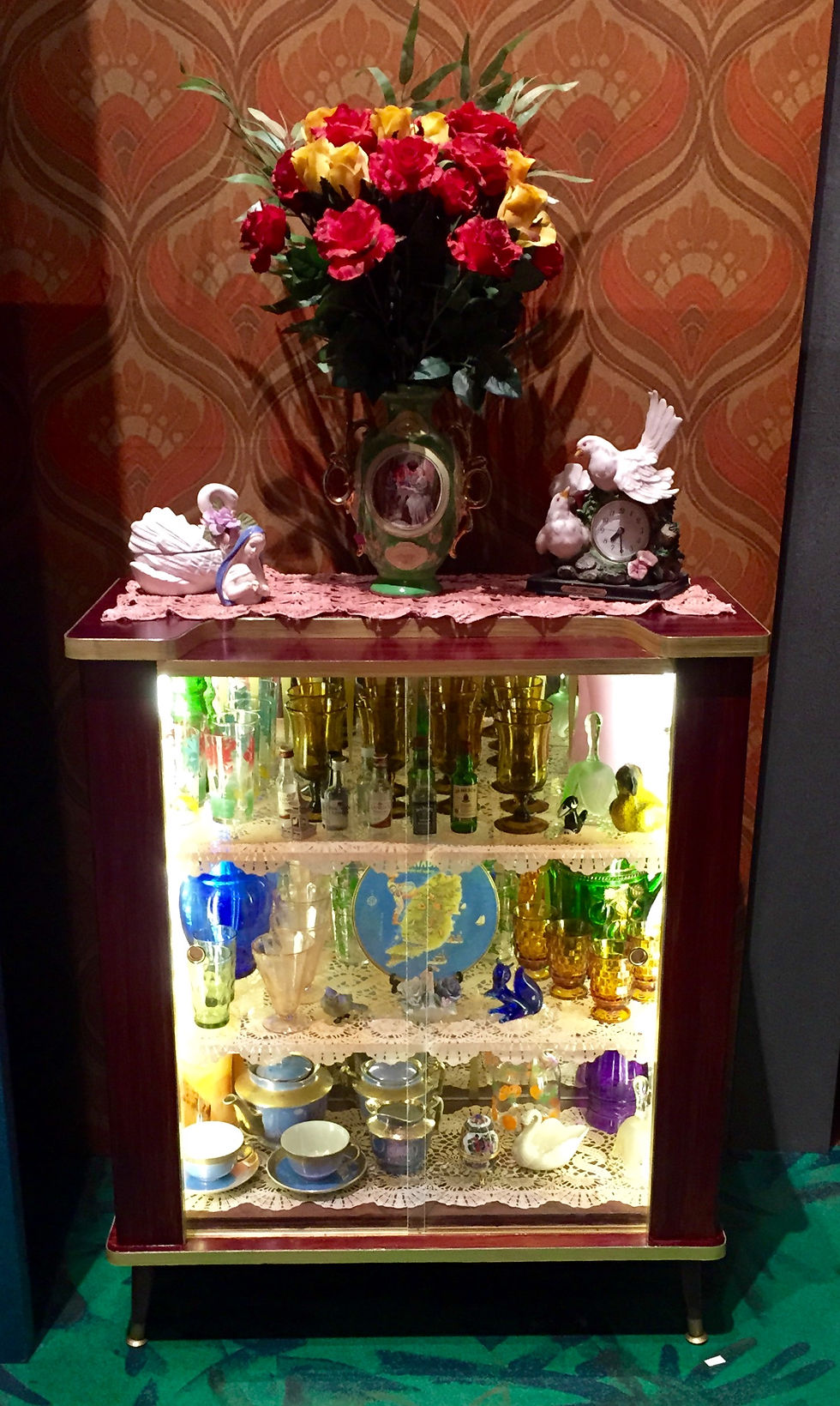Vintage Curio Cabinet