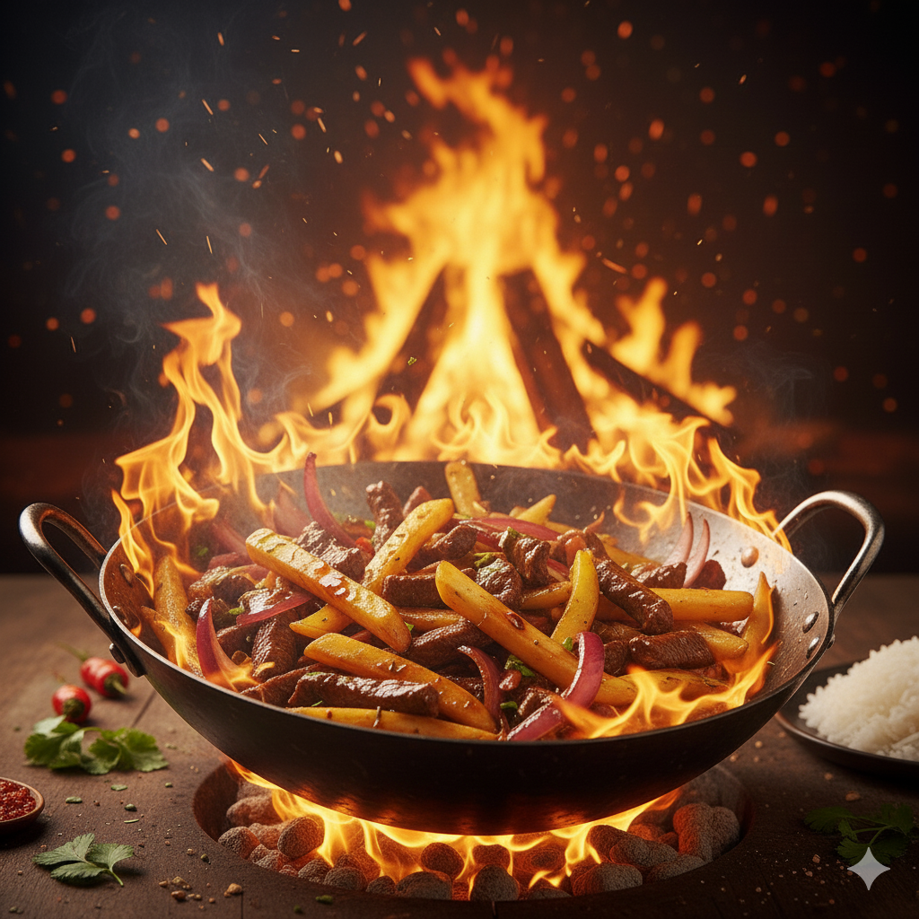 Lomo Saltado al Fuego – LOS 3F