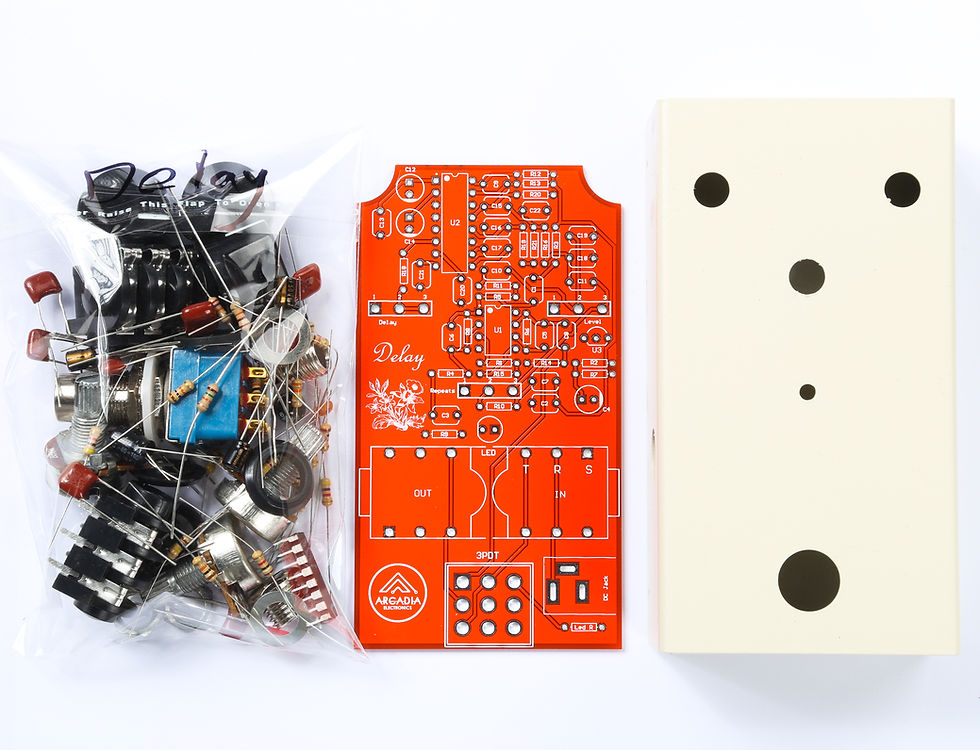 Diy Delay Pedal Complete Kit clarcadia