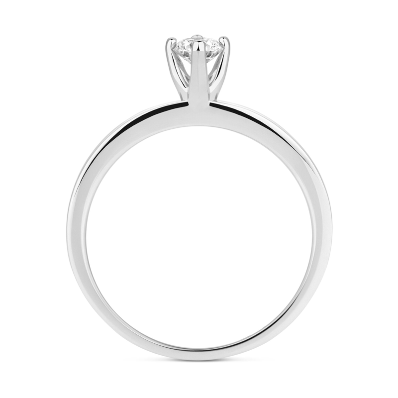 Miniatura: Anel Solitário em Ouro 18k