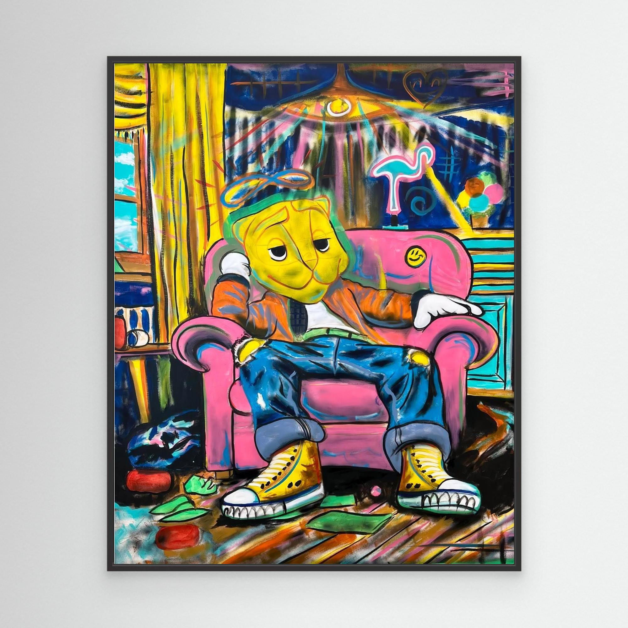 Couch King (Canvas print)