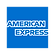 American Express logo in blue with white text – accepted payment method on Guldhart.com
