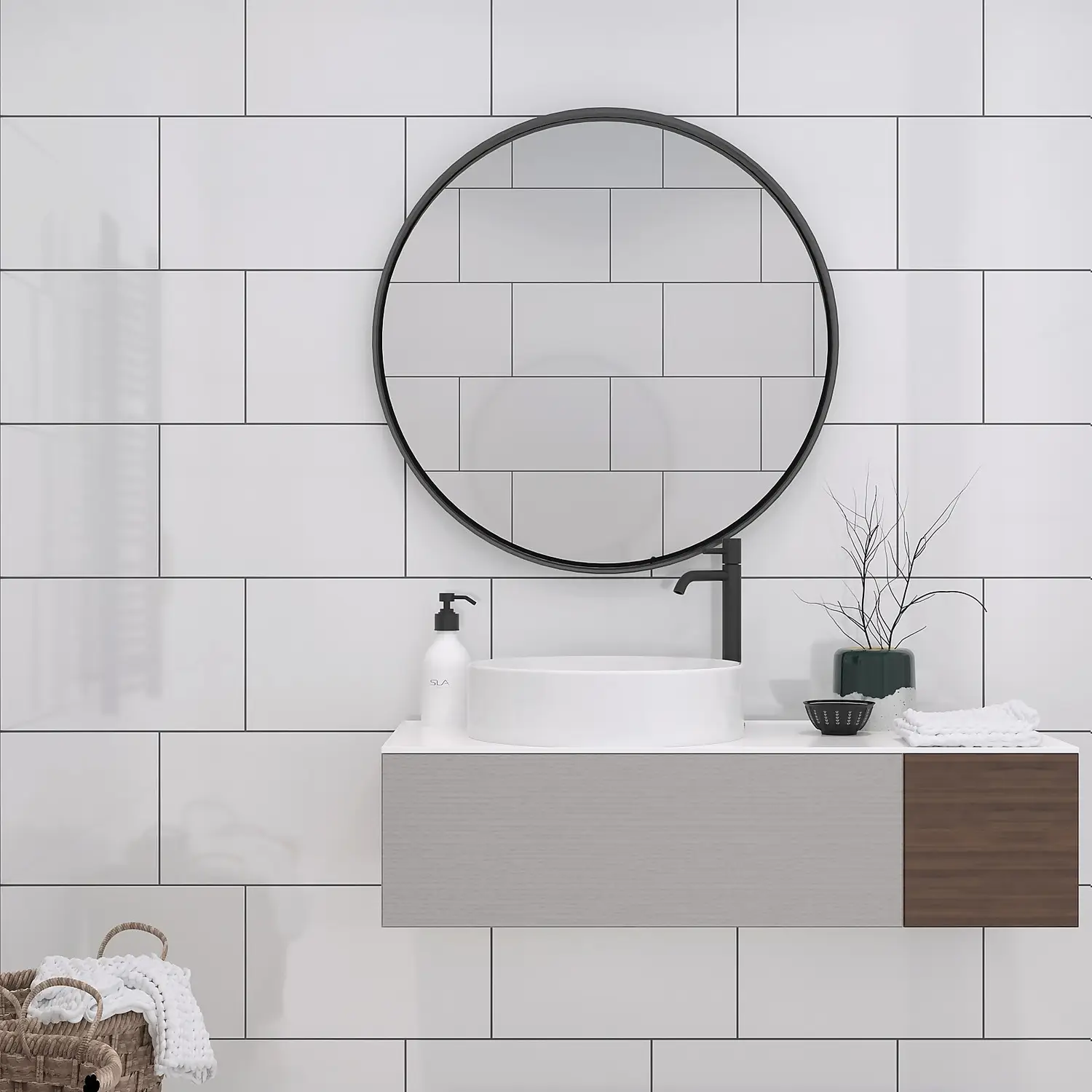 Beyaz banyo fayansı