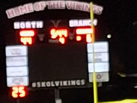 North Branch Runs Past Rock Ridge on Rainy Night