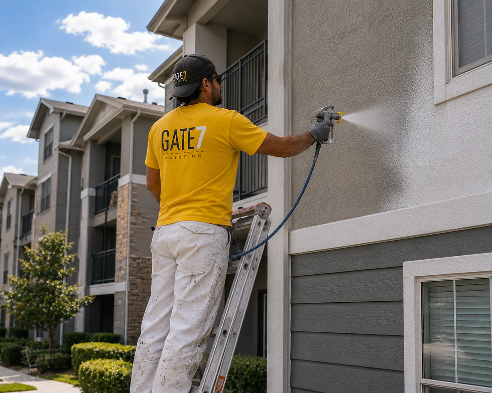 painting apartment complex