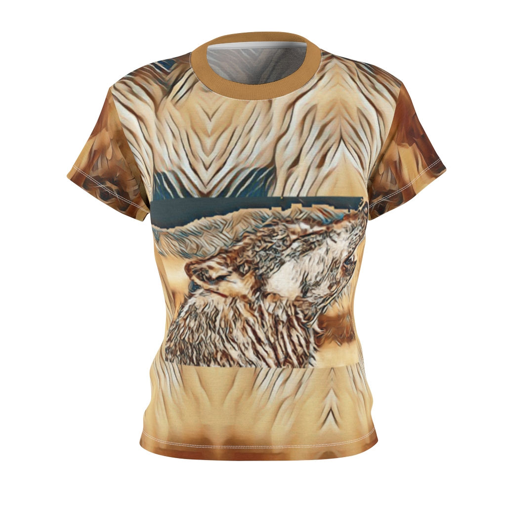 Sacred Wolf Women's AOP Cut & Sew Tee