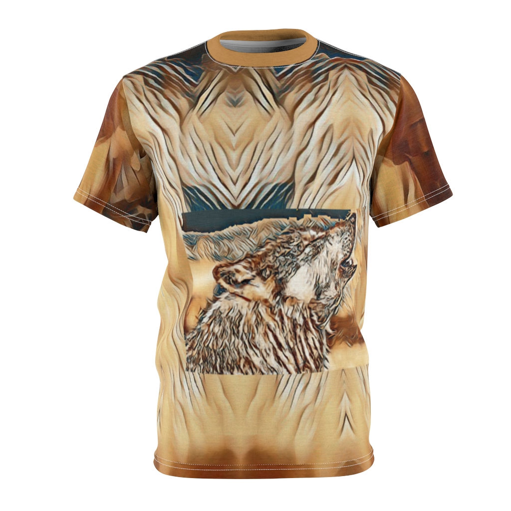 Sacred Wolf Unisex AOP Cut & Sew Tee