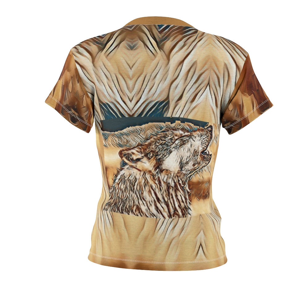 Thumbnail: Sacred Wolf Women's AOP Cut & Sew Tee