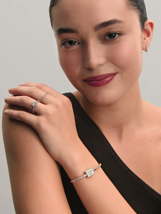 Miniatura: Brazalete de cadena de serpiente con broche diario princesa de Disney