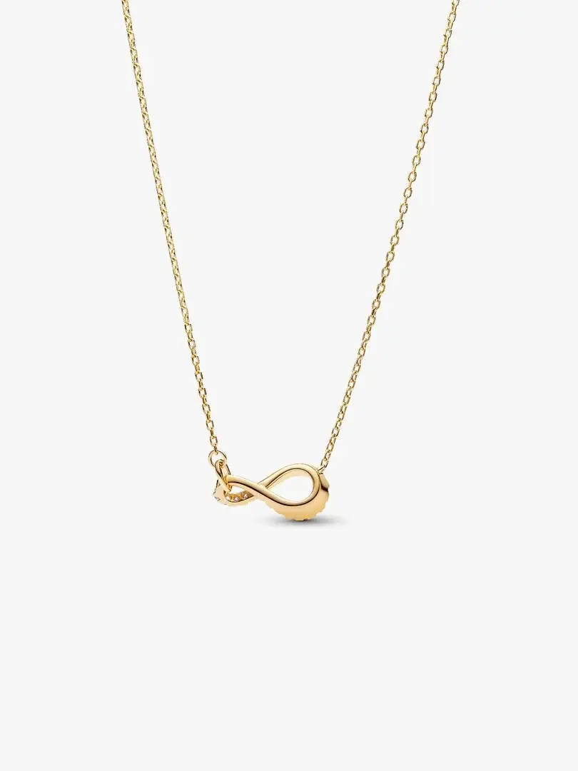Miniatura: Collar con colgante de pavé Infinito