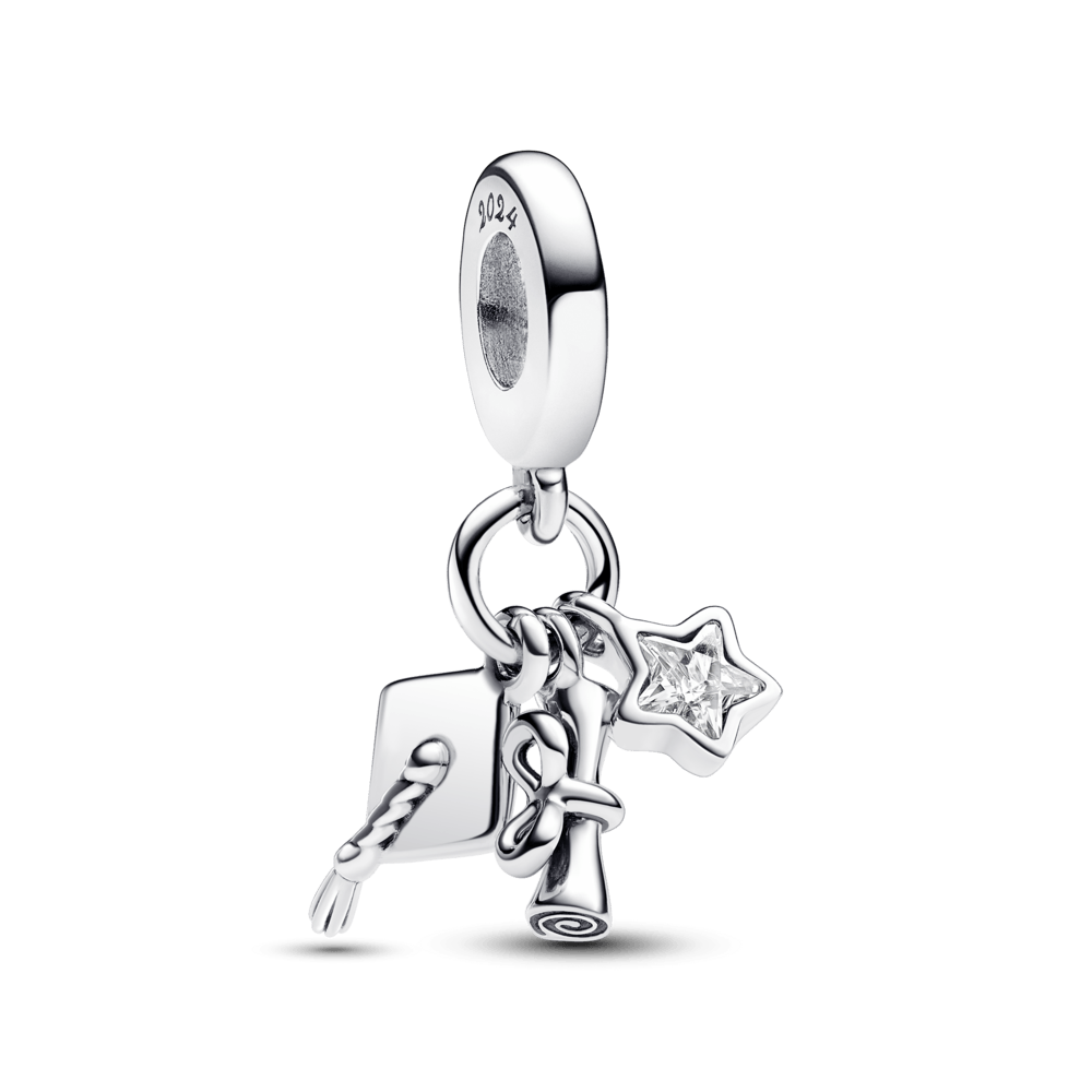 Charm Colgante Triple Graduación