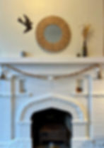 Fireplace at the Living room